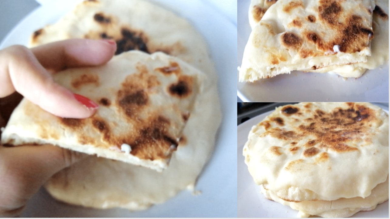 Cheese naan (Pain Indien)