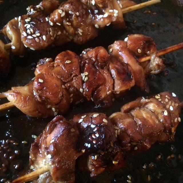 Brochettes de poulet yakitori