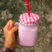 Milk shake coco framboise