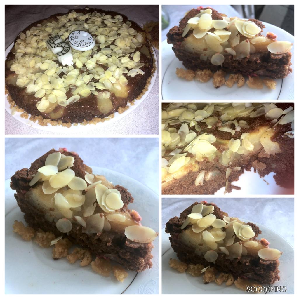 gateau poire chocolat