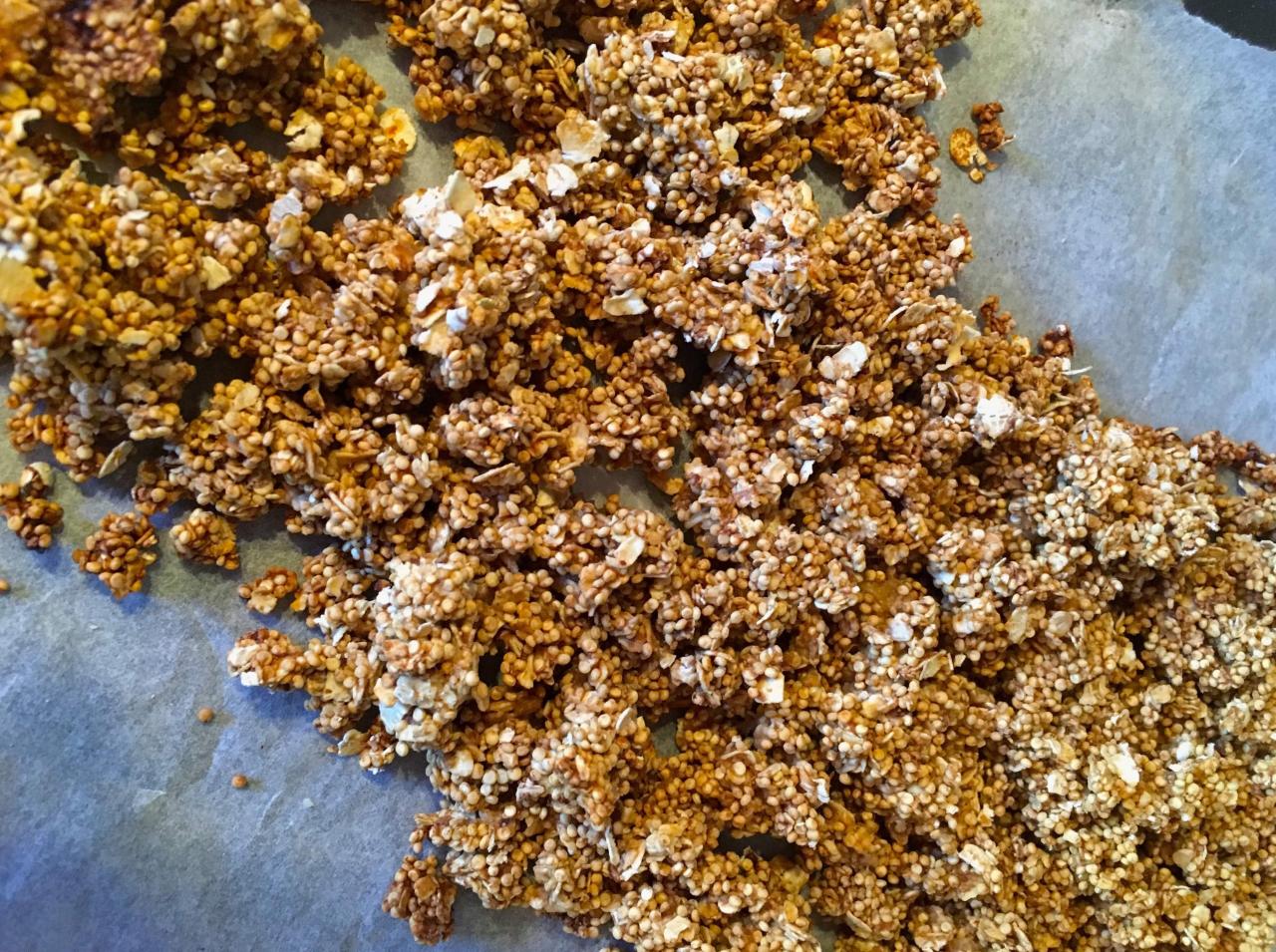 Cruesli de quinoa et avoine vegan sans lait