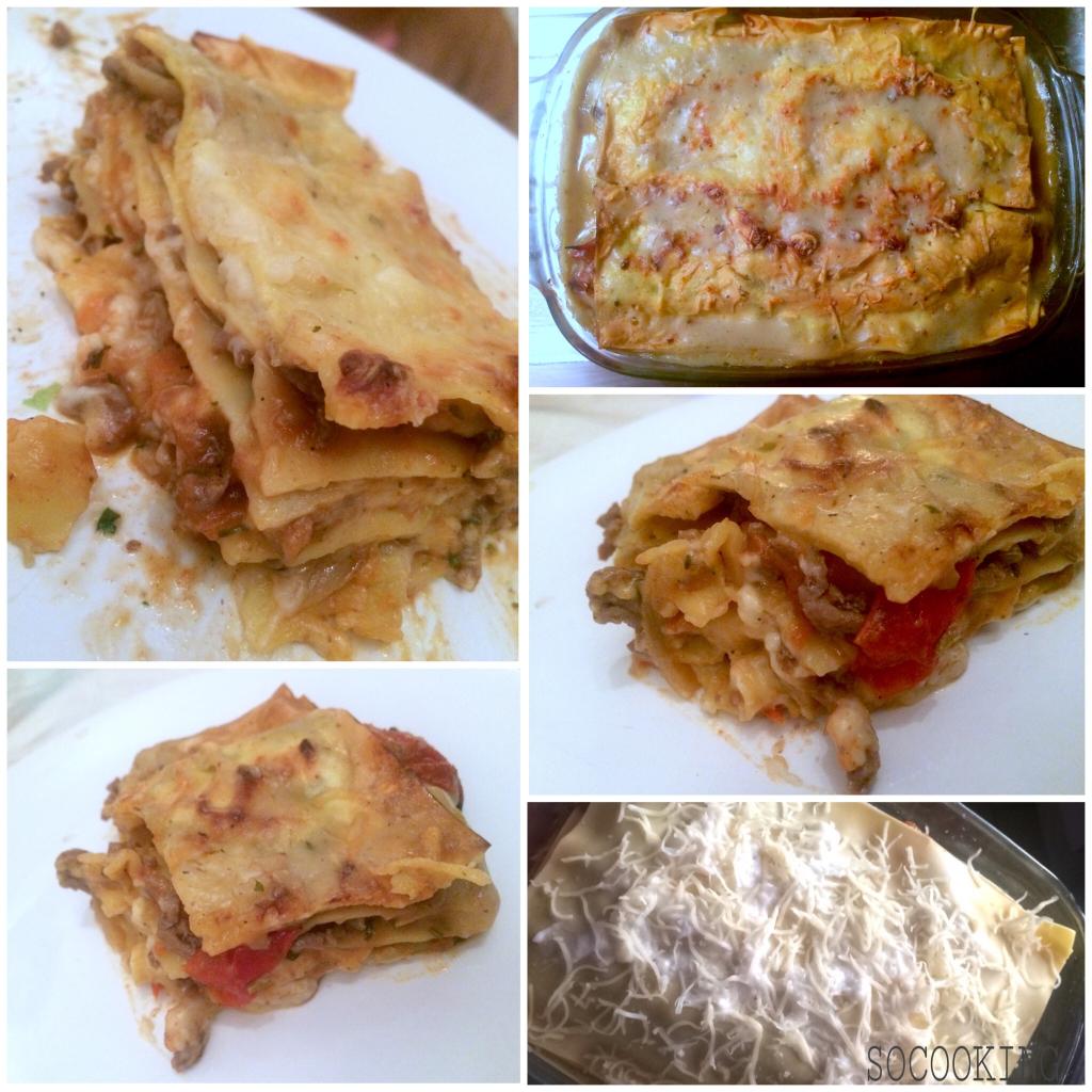 Lasagne maison de boeuf