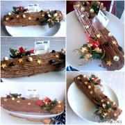 Bûche de Noel crème de marron et chocolat