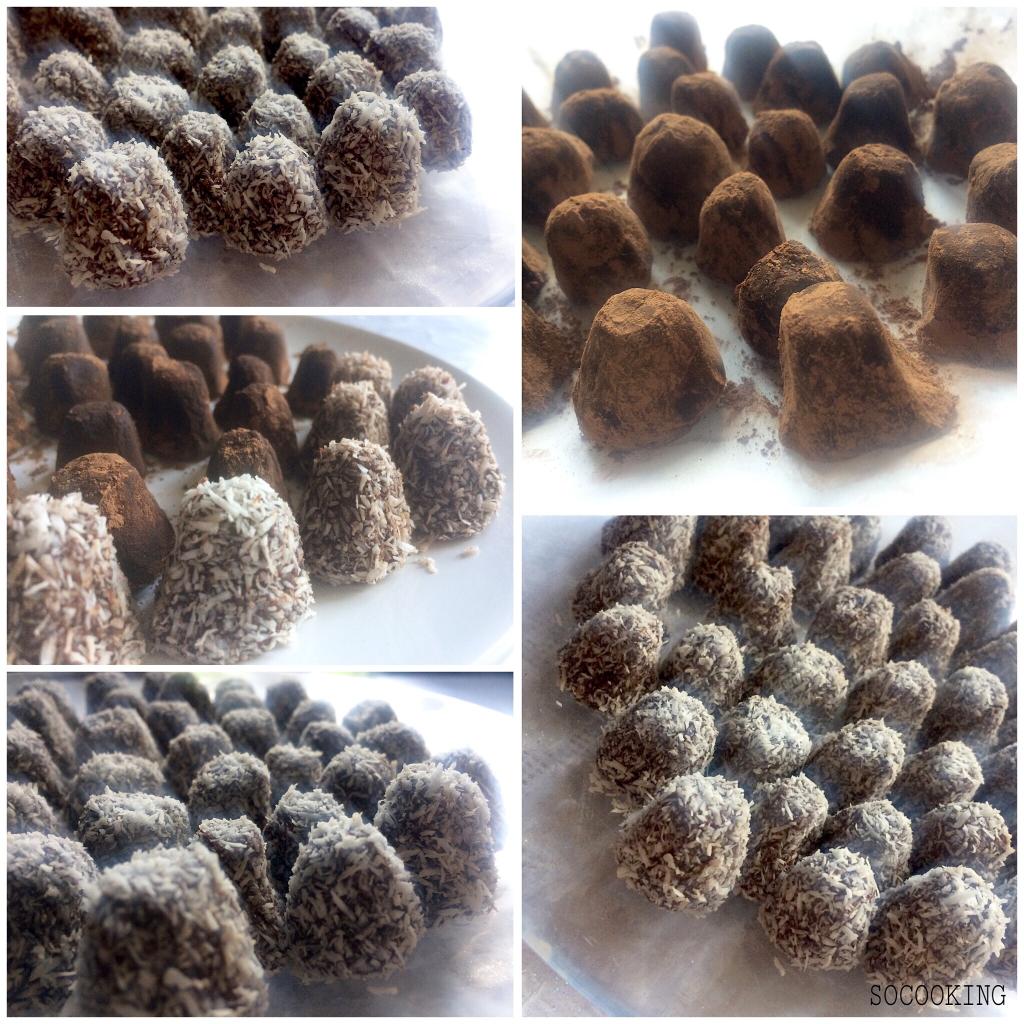 Truffes au chocolat