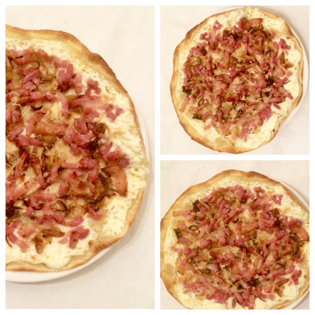 Pizza carbonara