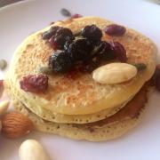 Pancakes de pois chiche sans gluten et sain