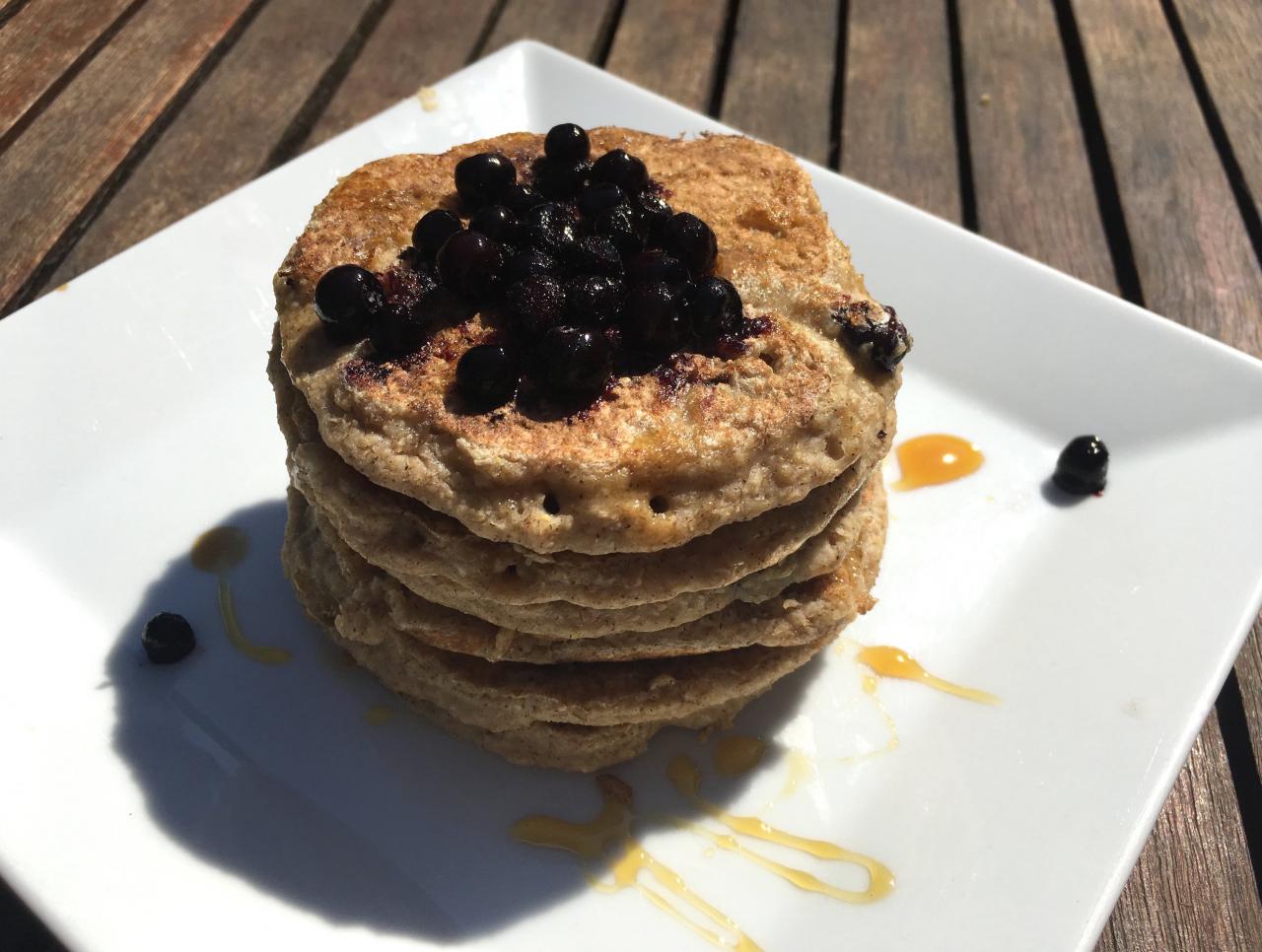 Pancakes vegan healthy sans matières grasses ni lait