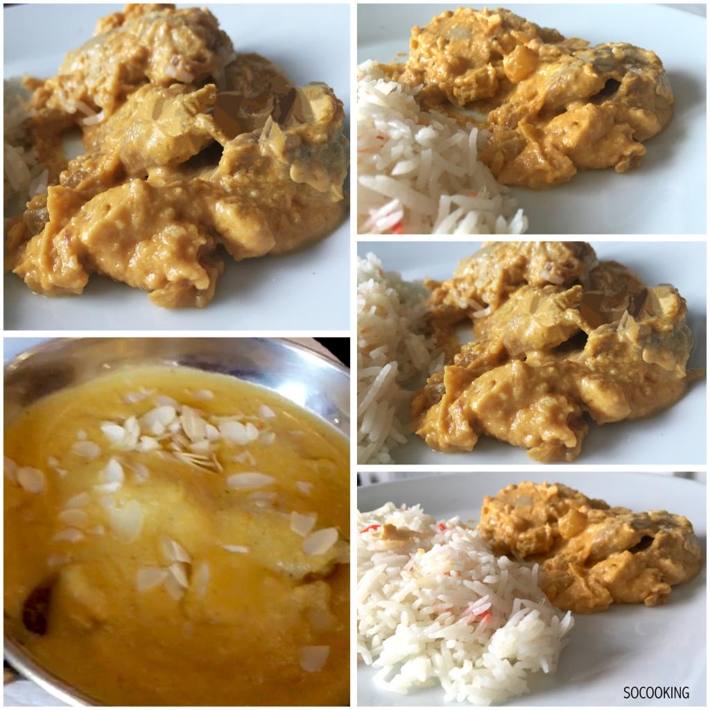 Poulet Shahi Korma