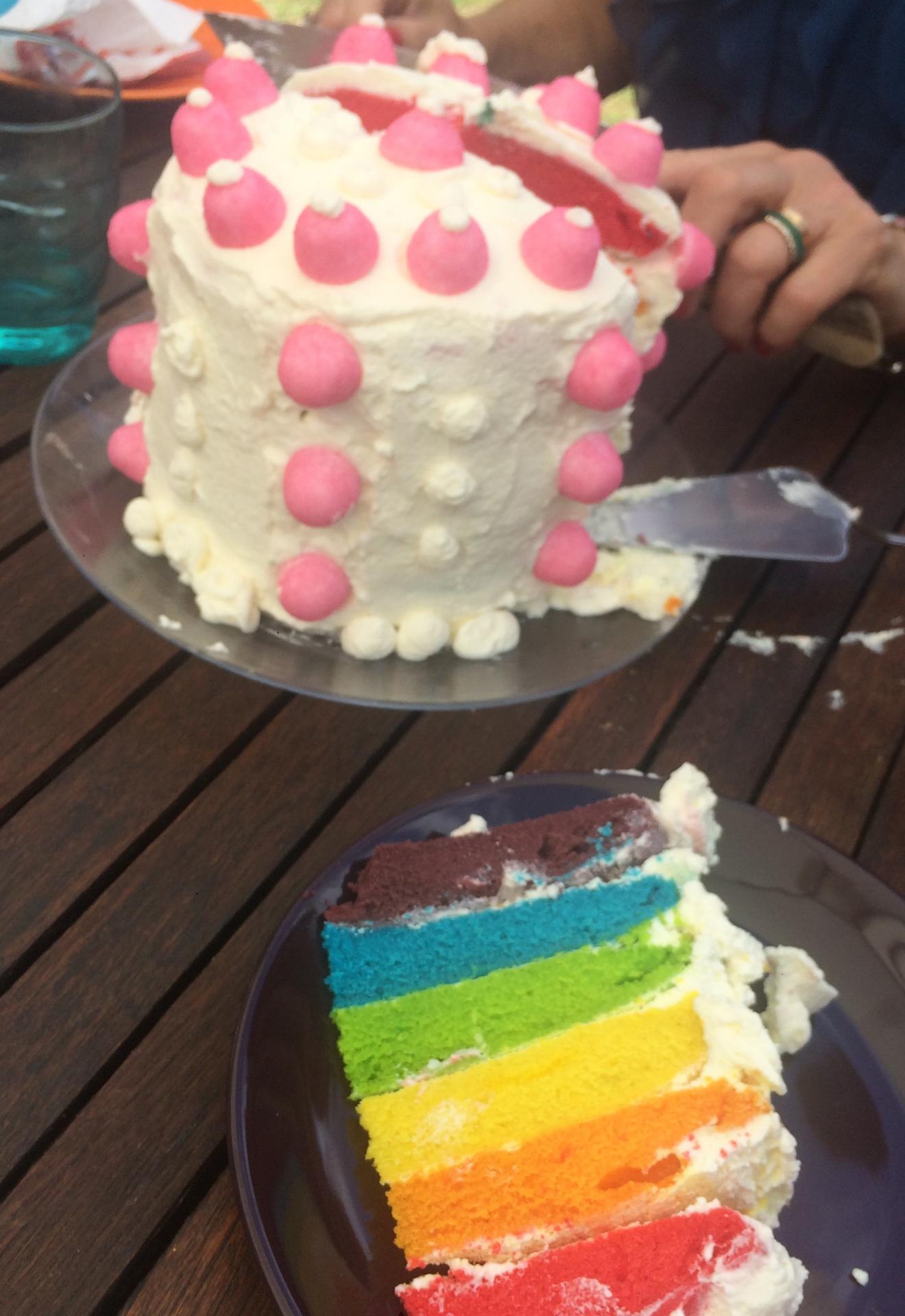 Rainbow cake