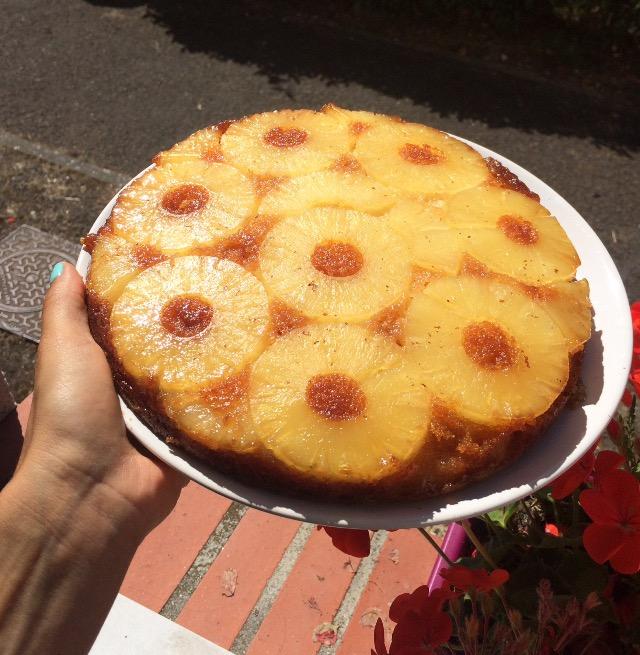 Gateau moelleux à l'ananas