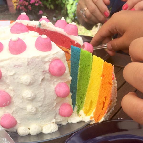 Rainbow cake