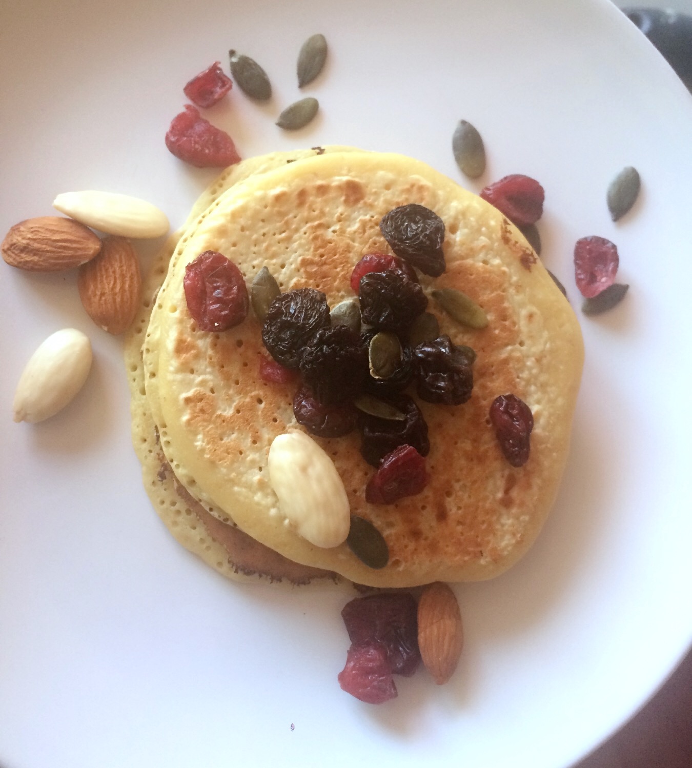 Crêpes originales : pois chiche et amandes