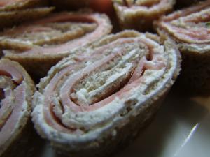 Roulés crème fraiche oeuf de lompes