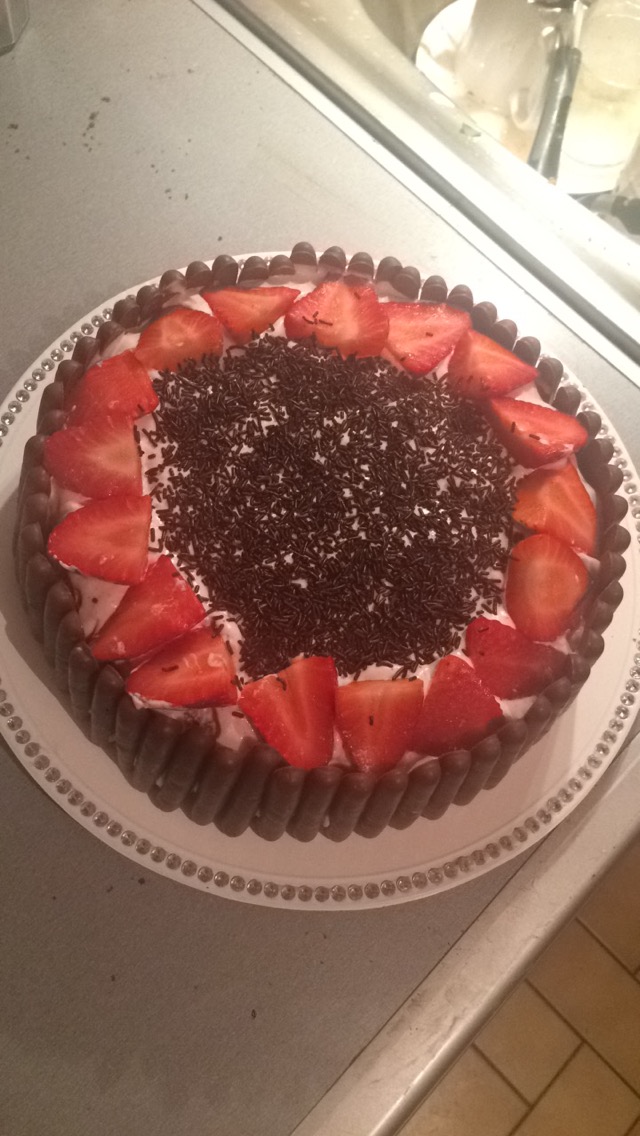 Layer cake chocolat & fraises