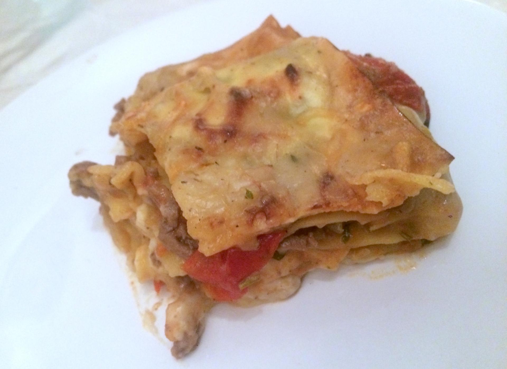 lasagne maison au boeuf