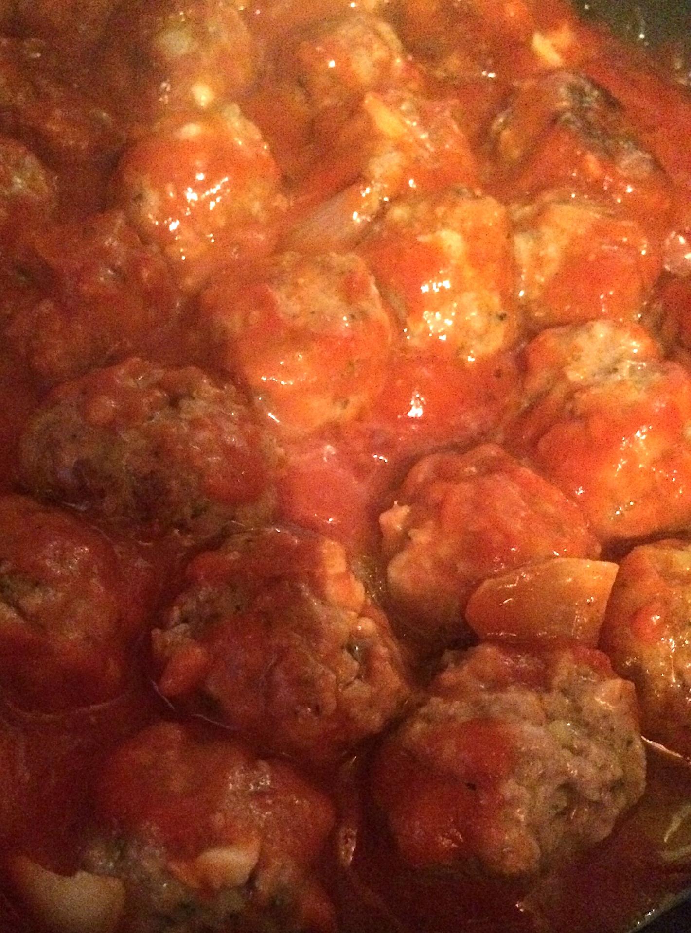 boulettes onctueuses à la sauce tomate