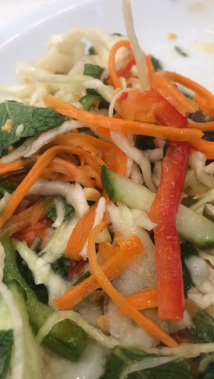 salade vietnamienne au chou blanc