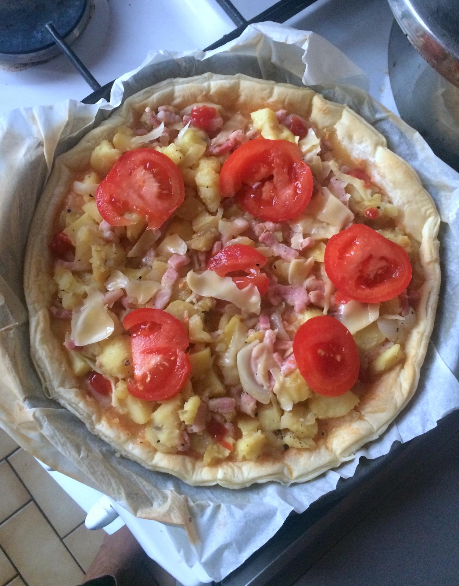 Quiche façon savoyarde aux pommes de terre