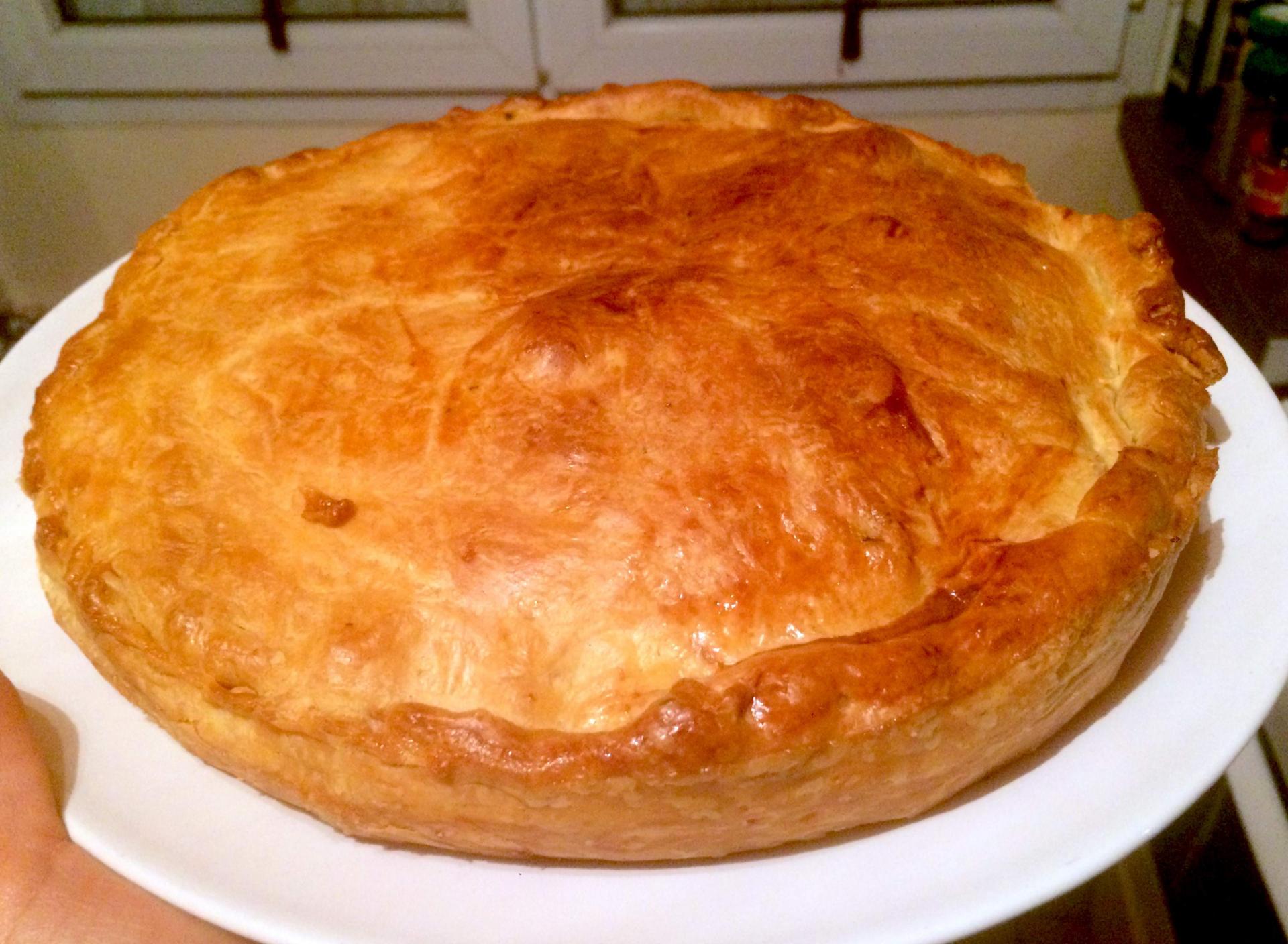 tourte pommes de terre, fromage et lardons