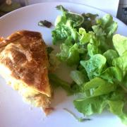 tourte pommes de terre, fromage et lardons