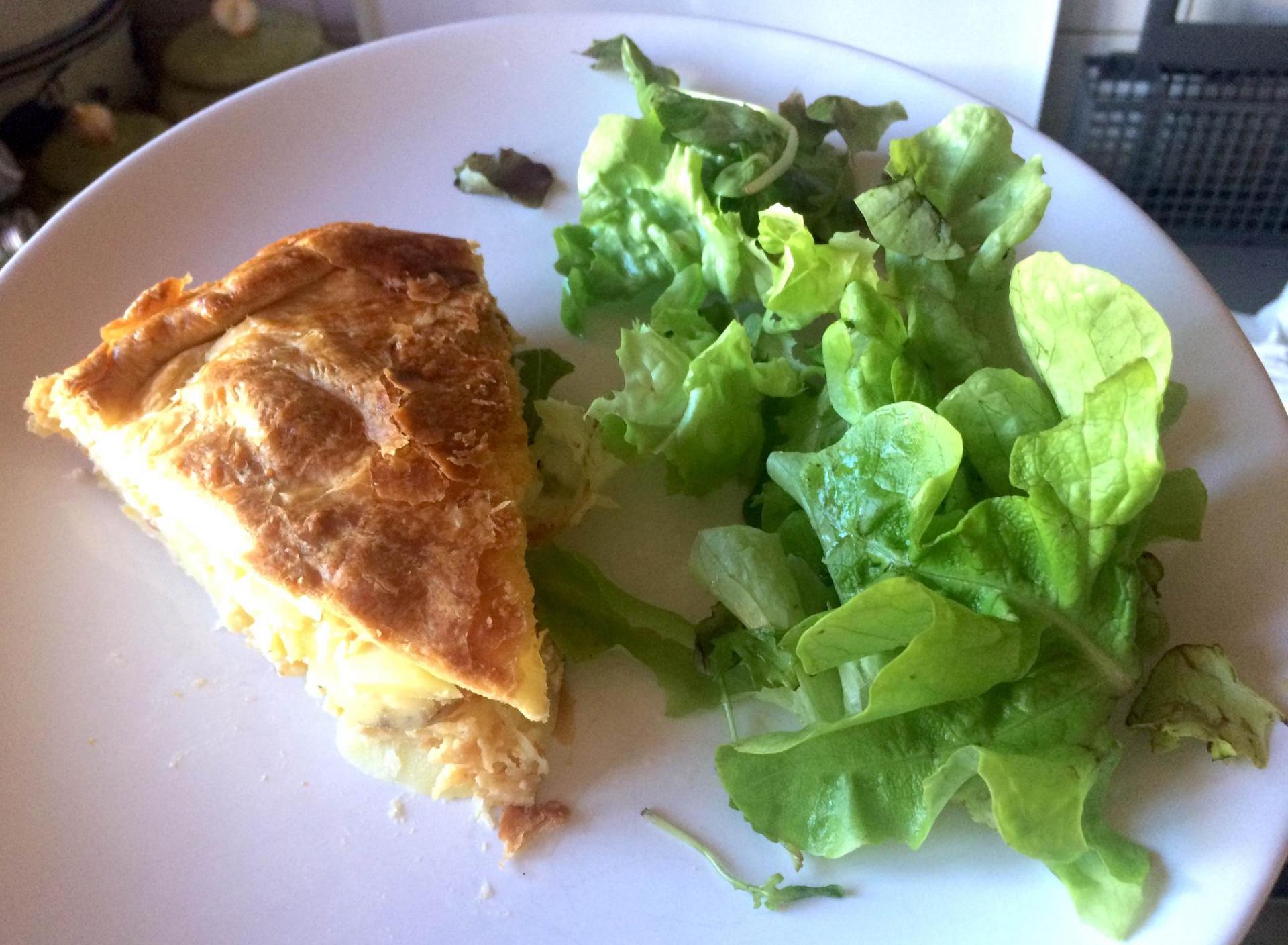 tourte pommes de terre, fromage et lardons