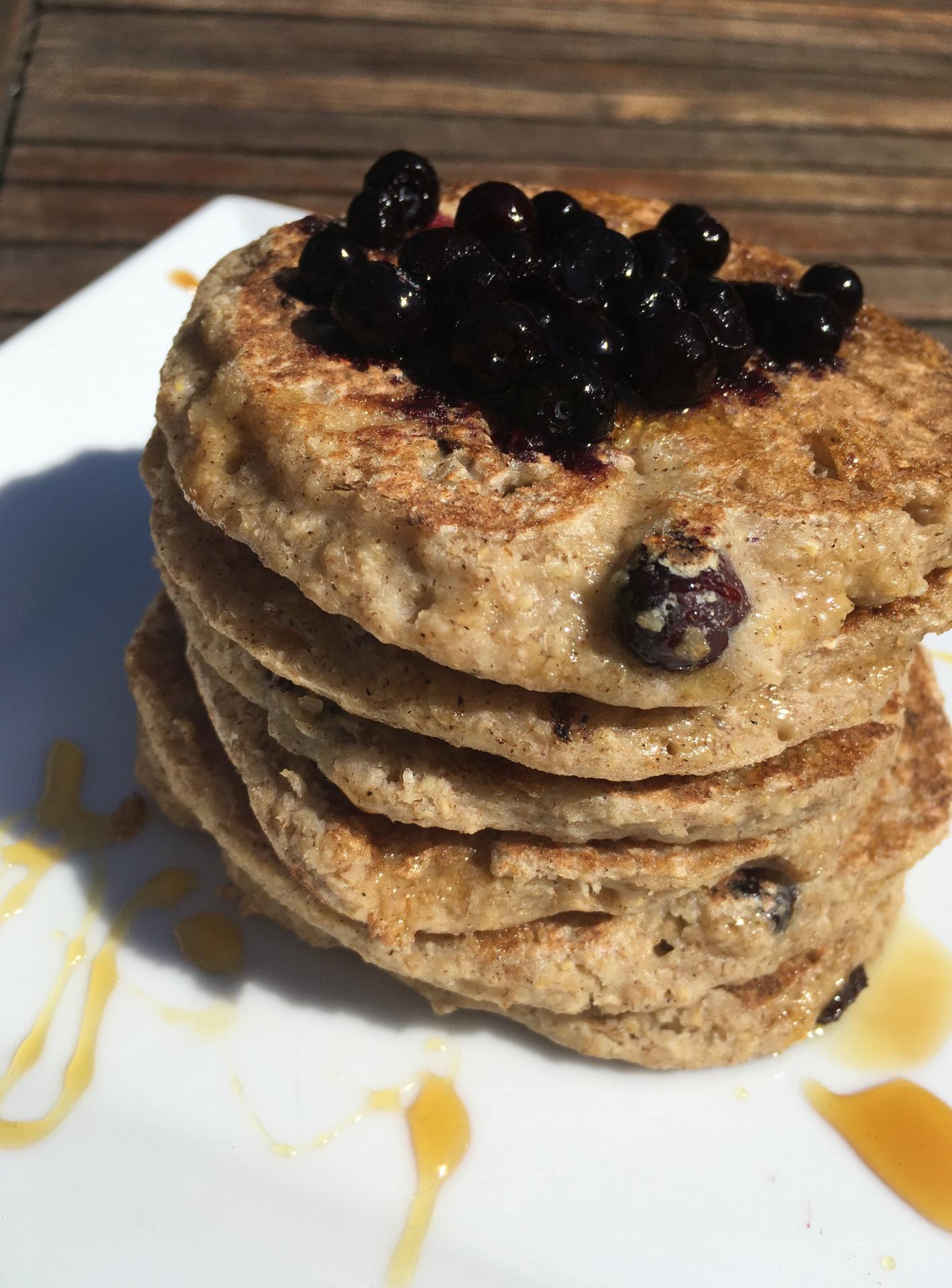 Pancakes vegan healthy 8 min