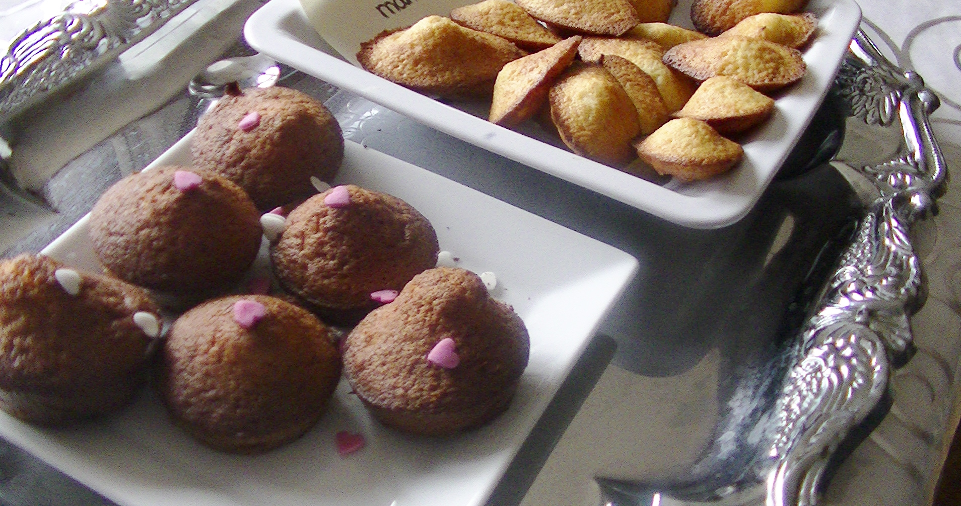 Madelaines et cupcakes