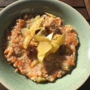 Porridge carrot cake