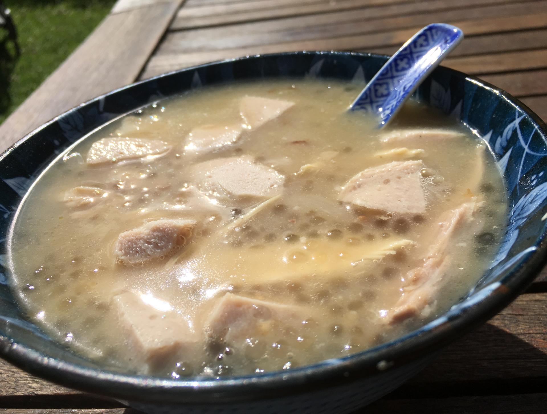 Soupe de perles de tapioca