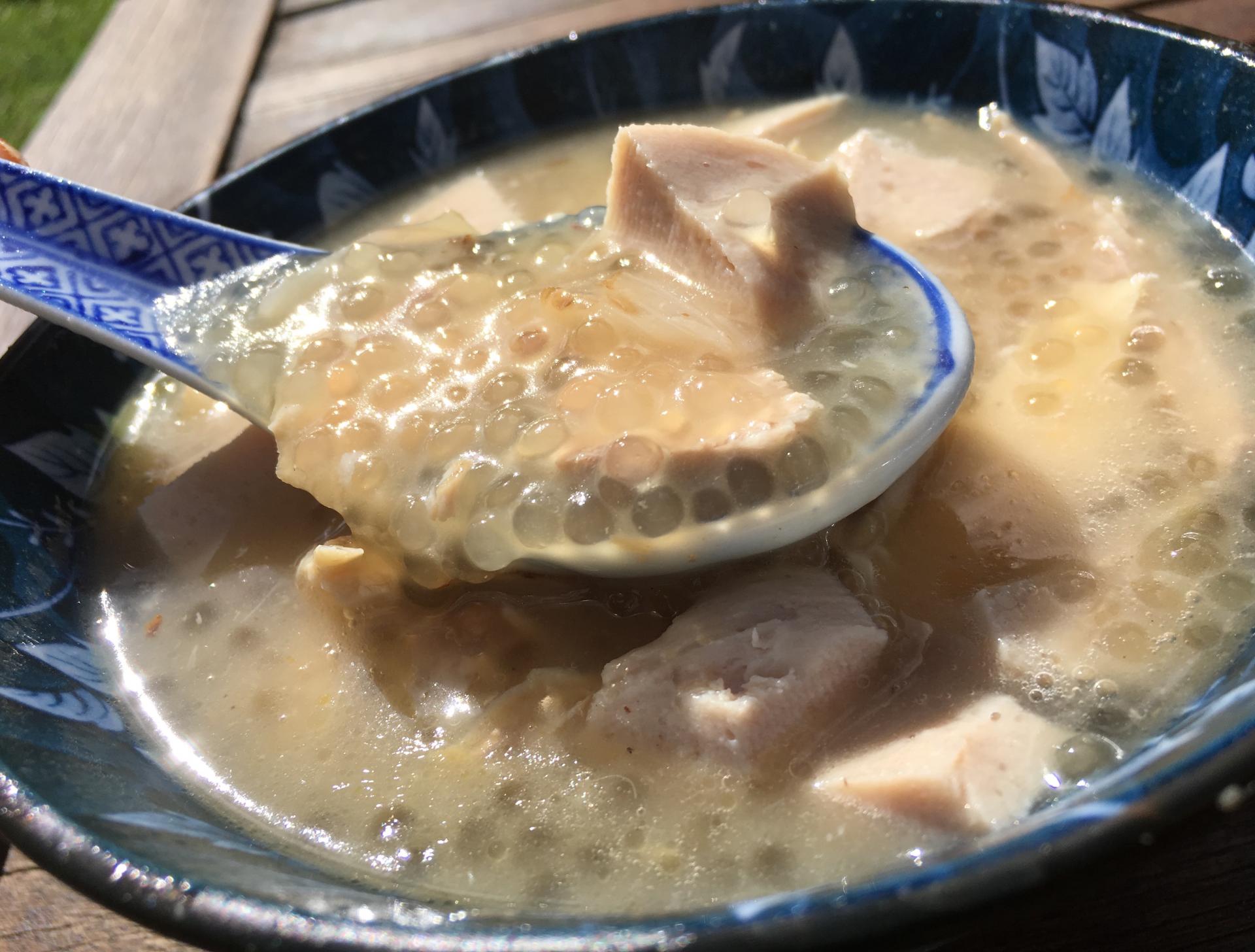 Soupe de Tapioca au poulet